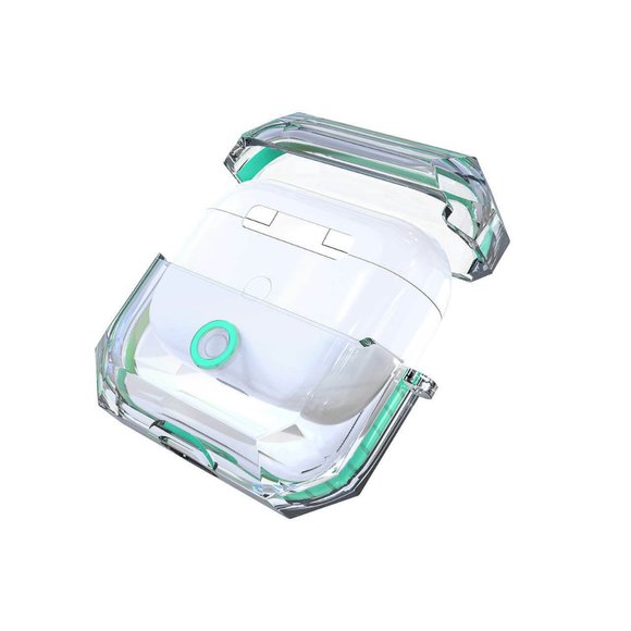 Apple AirPods Pro Case Hybrid Armor Clear Cover Charging Protective+Keychain - Picture 6 of 11